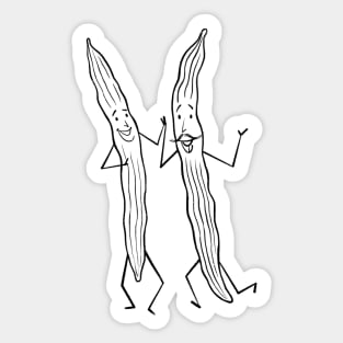 drumstick vegetable Sticker